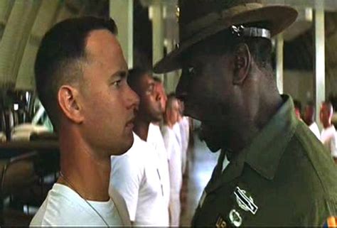 What did the drill sergeant say to Forrest Gump