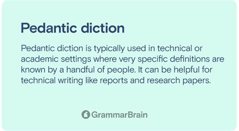 What do pedantic mean