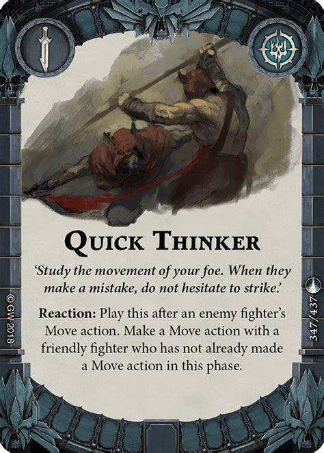 What do you call a quick thinker