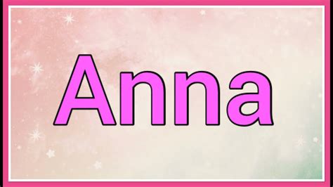 What does Anna mean in different languages