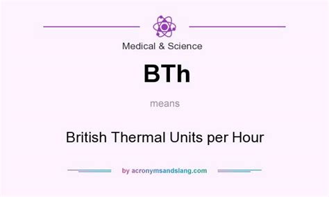 What does BTH mean