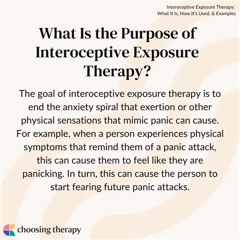 What does Interoceptive exposure involve
