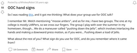 What does OOC mean in RP