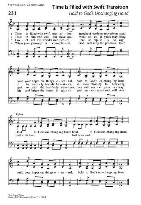 What does Time is filled with swift transition meaning