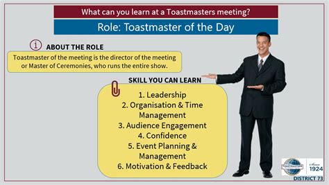 What does a Toastmaster do