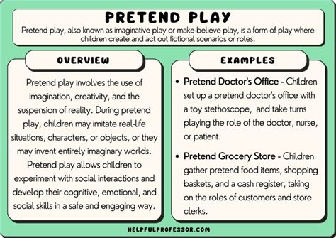 What does a child learn from pretend play