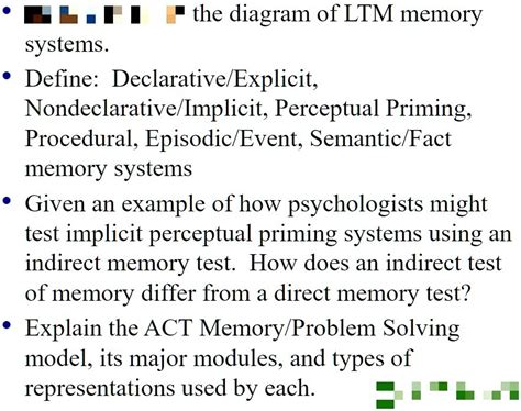 What does an implicit test of memory measure