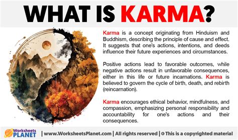 What does having good karma mean