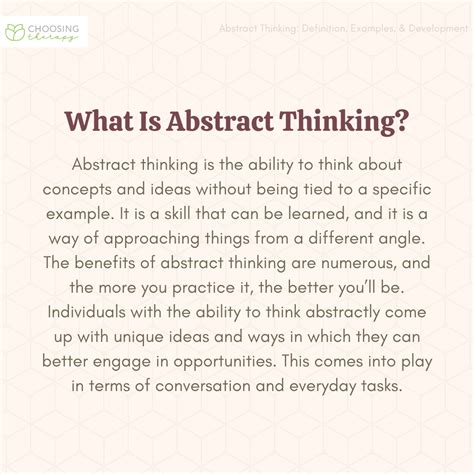 What does it mean if something is abstract