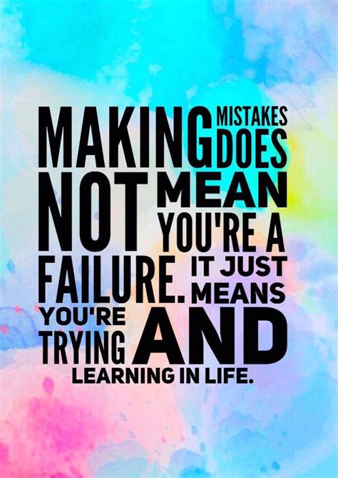 What does it mean to be a mistake