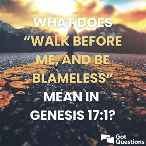 What does it mean to walk blameless