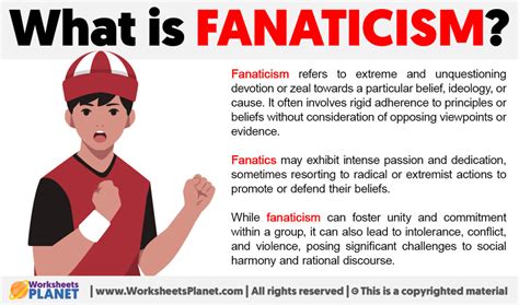 What does it mean when someone is a fanatic