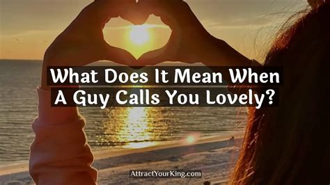 What does it mean when you call a guy Beautiful