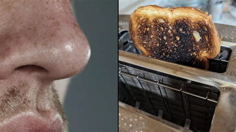 What does it mean when you can smell burnt toast