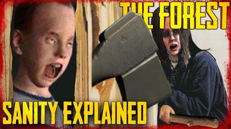 What does low sanity do in the forest