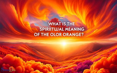 What does orange mean spiritually