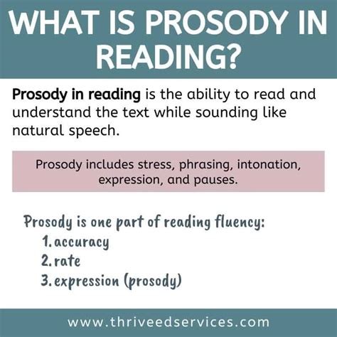 What does prosody include