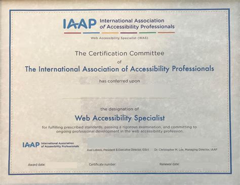 What does the IAAP do