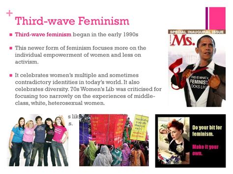 What does third wave feminism focus on