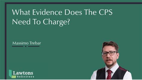 What evidence do CPS need to charge