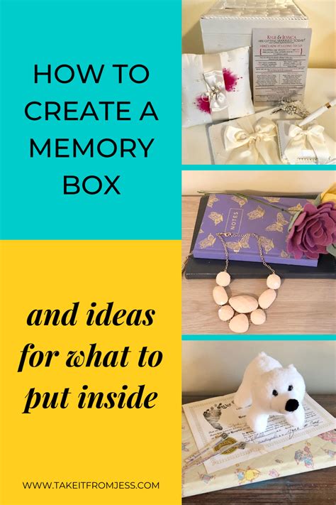 What goes in a memory box