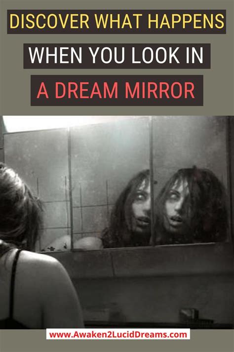 What happens if you look in a mirror in a dream