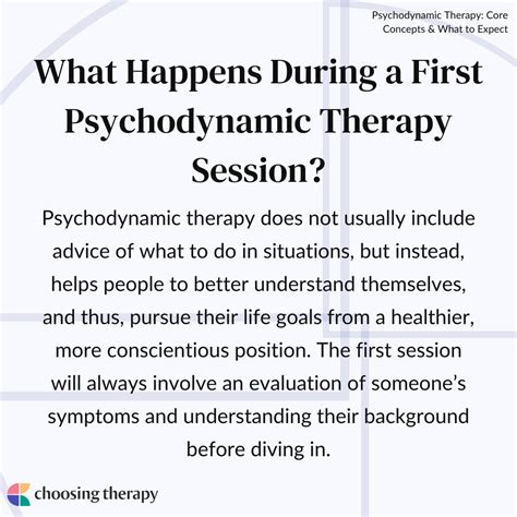 What happens in a psychodynamic session