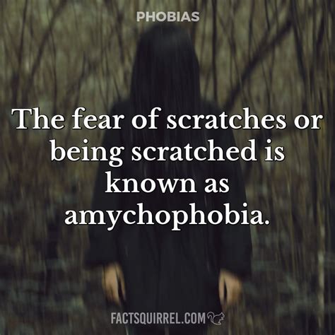 What is Amychophobia