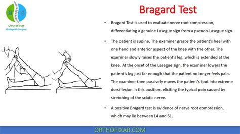 What is Braggards test