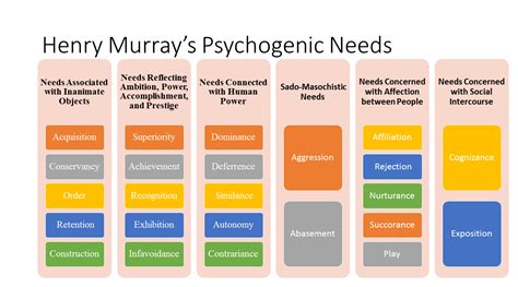 What is Murray s theory of motivation