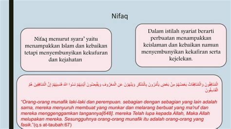What is Nifaq