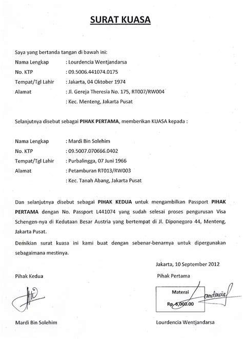What is Surat Kuasa