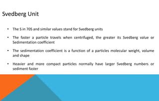 What is Svedberg value