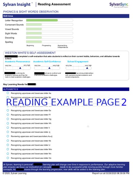 What is Sylvan assessment