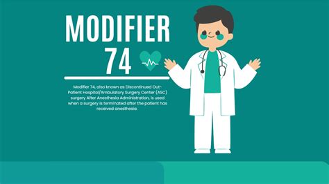 What is a 74 modifier used for
