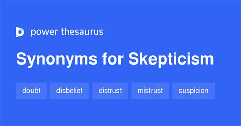 What is a antonym for skepticism
