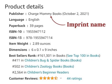 What is a book imprint