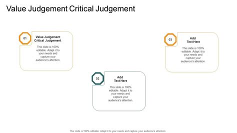 What is a critical Judgement vs a value Judgement