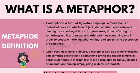 What is a metaphor with examples