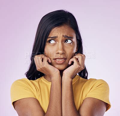 What is a nervous face