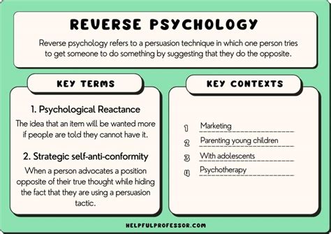 What is a reverse effect psychology