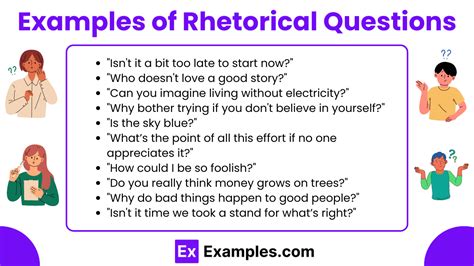 What is a rhetorical question example