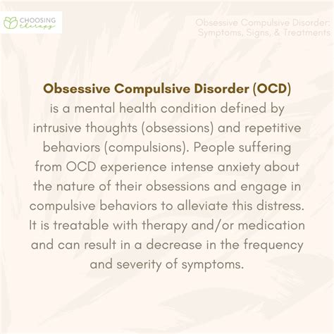 What is a simple definition of obsessive compulsive disorder