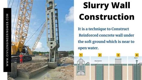 What is a slurry wall construction