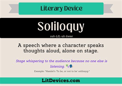 What is a soliloquy
