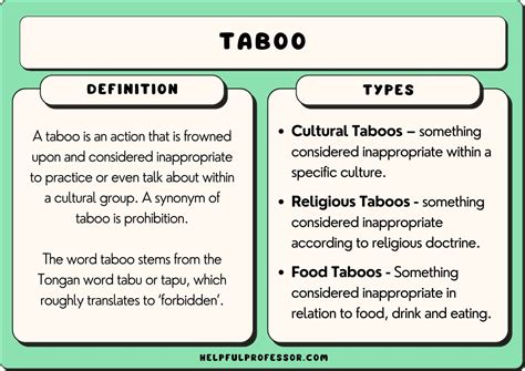 What is a taboo topic