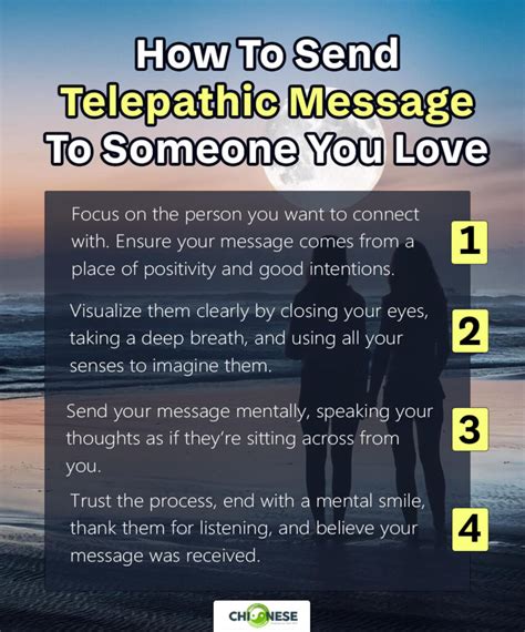 What is a telepathic message