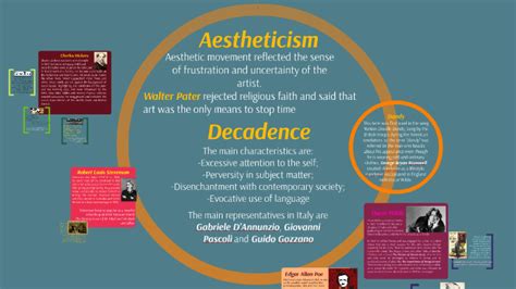 What is aestheticism and decadence