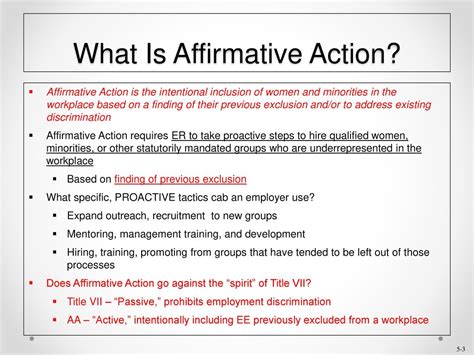 What is affirmative action and how does it work