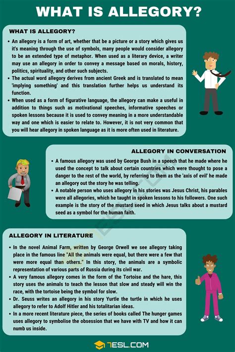 What is allegory in figure of speech and examples